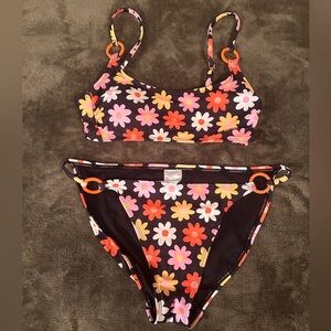 Groovy floral bikini